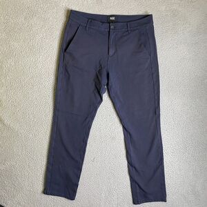 Paige Stafford Trouser Pants Mens 33 Blue Stretch Pockets Casual Preppy